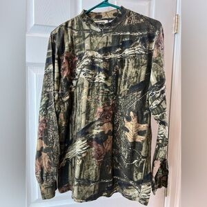 Russell Outdoors Camouflage Long Sleeve Tee S